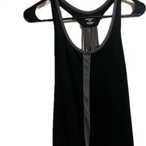 Women's Black and Gray Tank Top